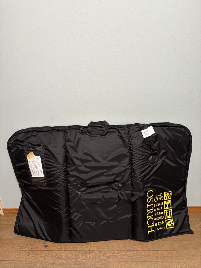 オーストリッチ製　トラベルバッグ 「OS-500 」ブラック