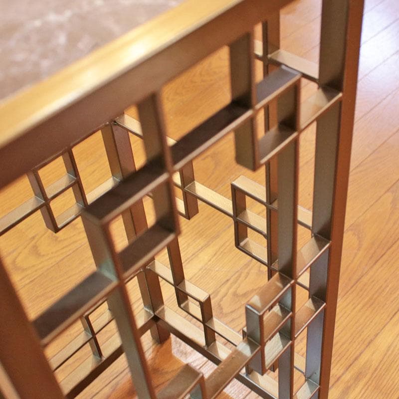 大理石 アイアンフラワースタンド 高さ63.5cm コンソール 128-109