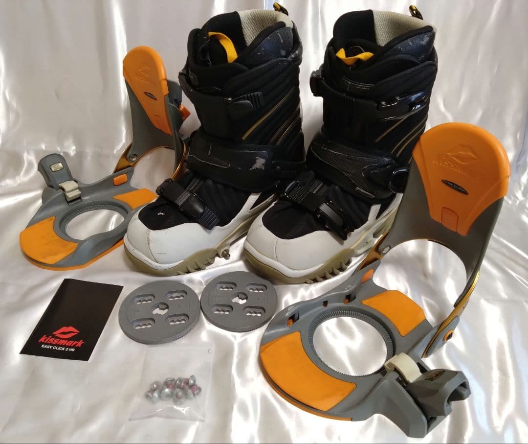 kissmark ステップイン ブーツ&バイン 27.5cm フルセット スノボ