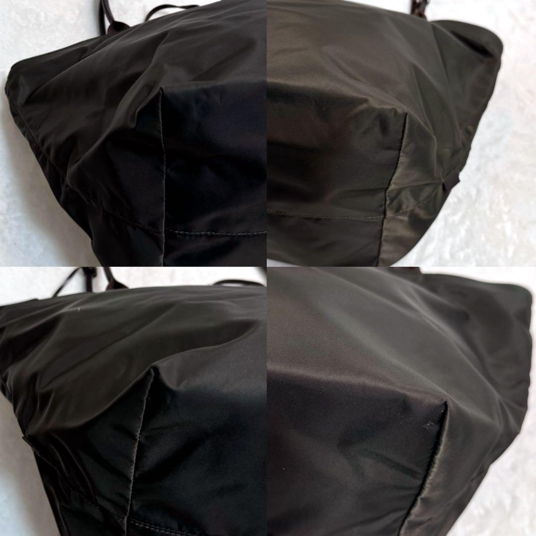 美品✨フェリージ　トートバッグ　リバーシブル　レオパード　03-28 カーキ