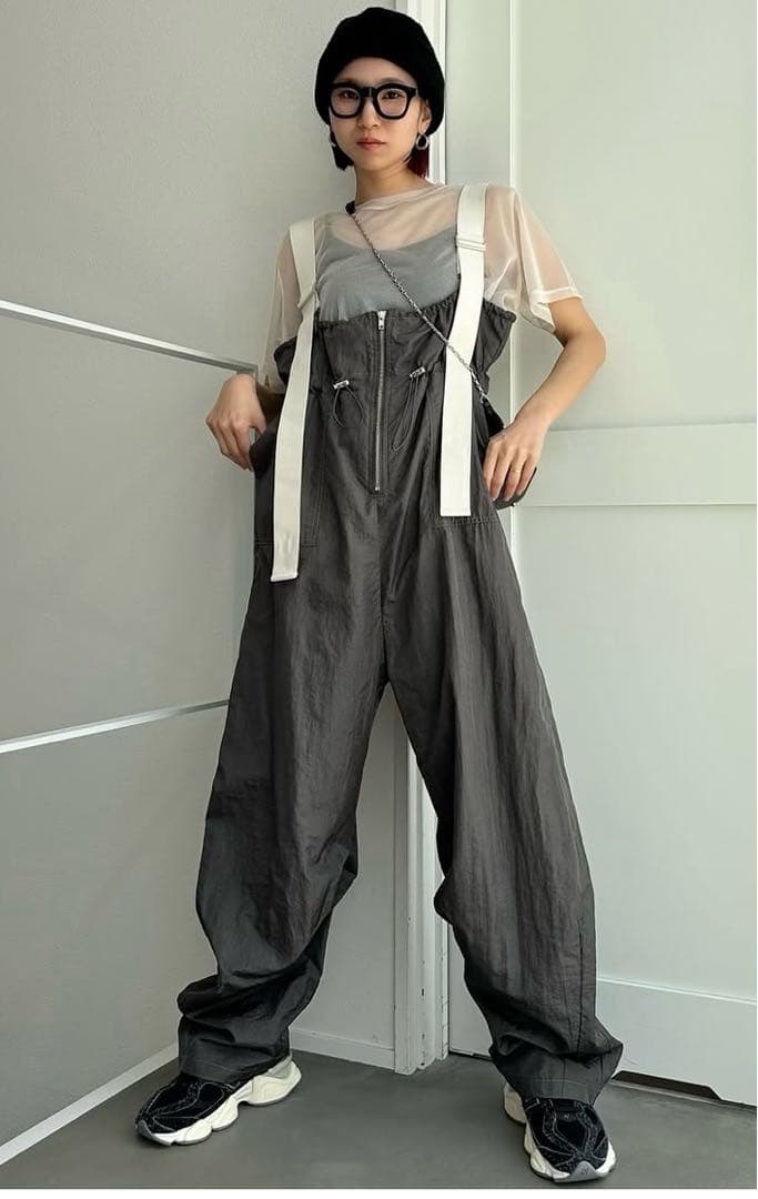 cft.オリジナル　すぐ完売グレーサロペット・オーバーオール