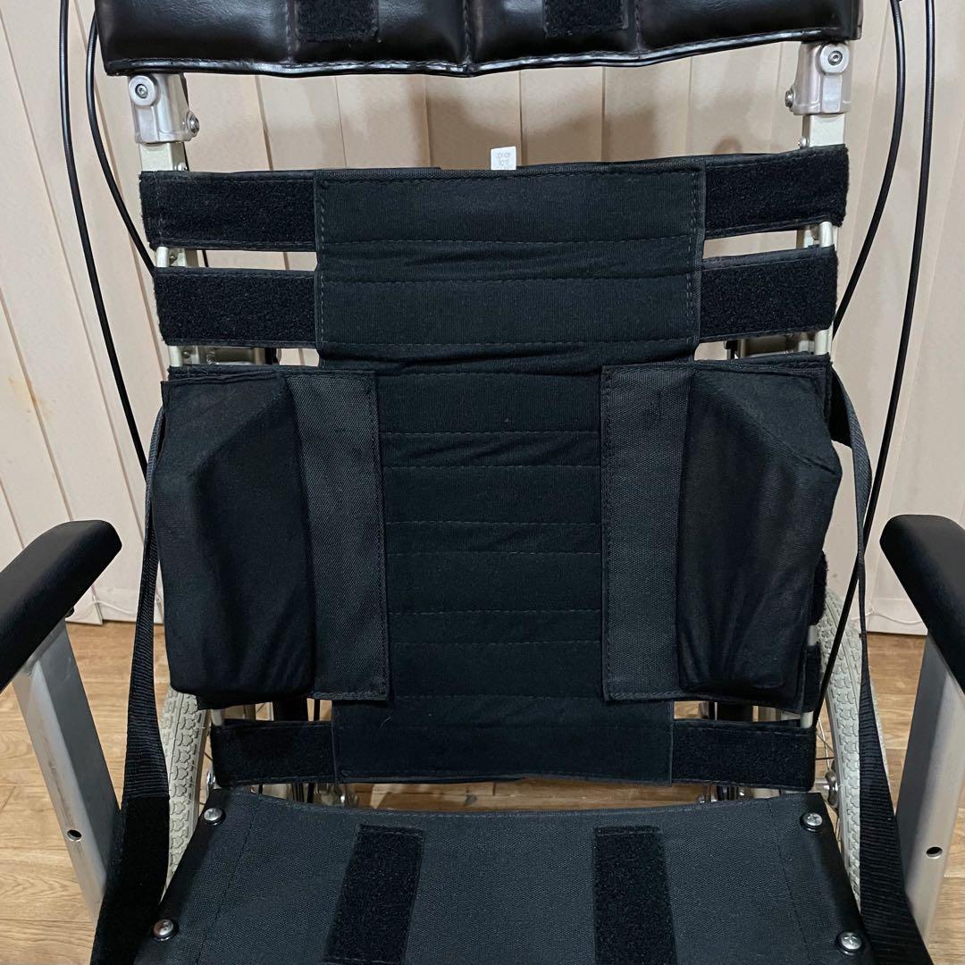 美品　カワムラサイクル リクライニング 介助用車椅子 ティルト KPF16-40