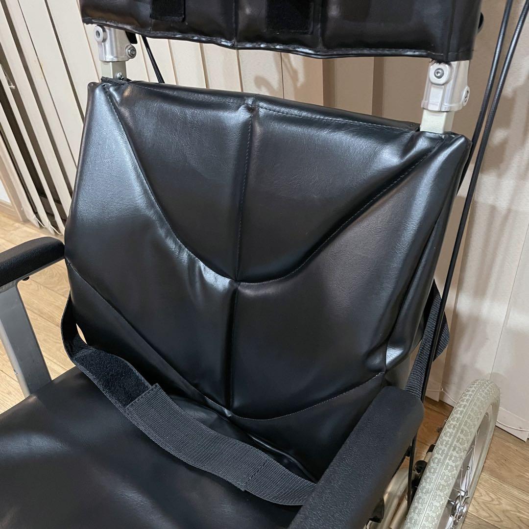 美品　カワムラサイクル リクライニング 介助用車椅子 ティルト KPF16-40