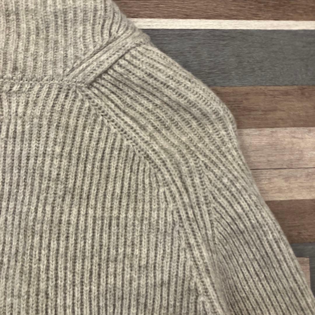 【BEAMS PLUS】美品　ショールカラー ニットカーディガン　L 厚手