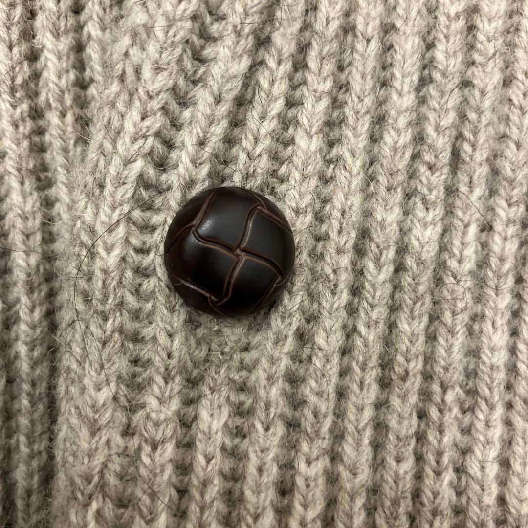 【BEAMS PLUS】美品　ショールカラー ニットカーディガン　L 厚手