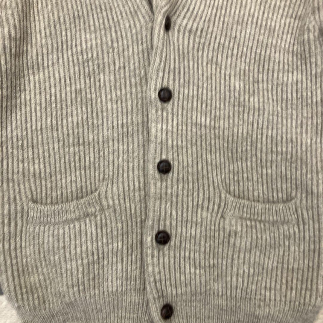 【BEAMS PLUS】美品　ショールカラー ニットカーディガン　L 厚手