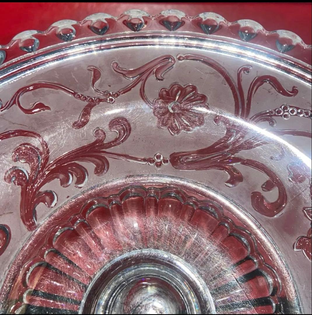 バカラ 鳳凰紋　ルネサンス　コンポート　大型サイズ　逸品