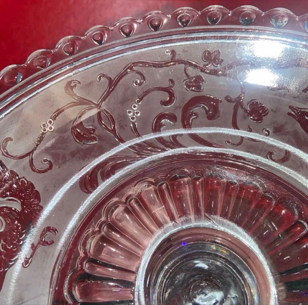 バカラ 鳳凰紋　ルネサンス　コンポート　大型サイズ　逸品