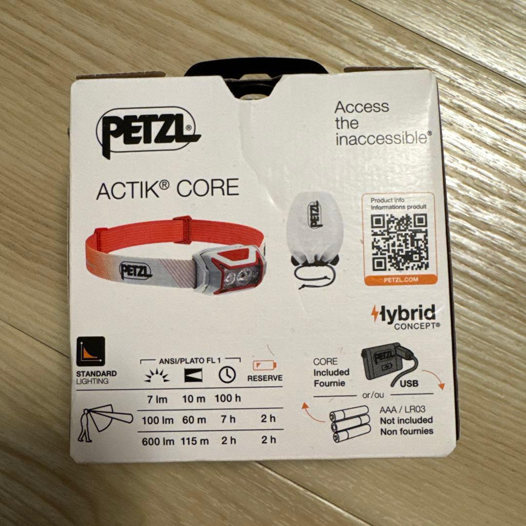 ライト・ランタン PETZL ACTIK CORE600