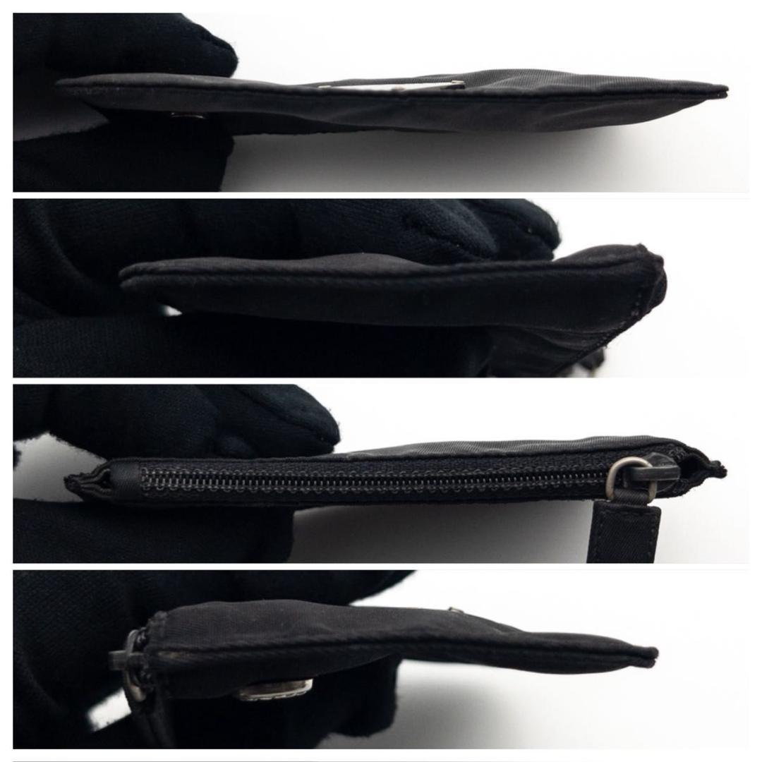 【極美品】PRADA テスートナイロン　ケース　トライアングルロゴ　黒