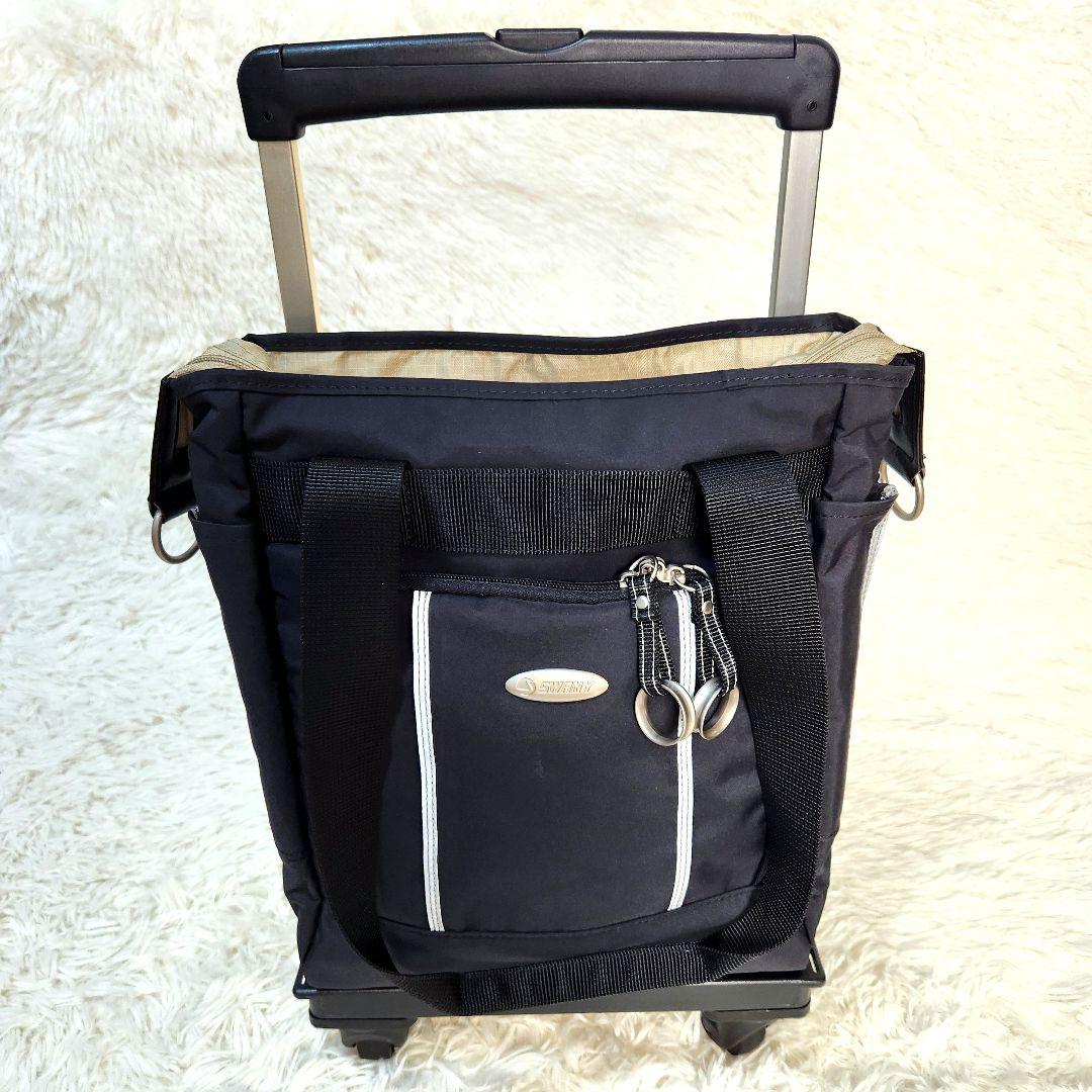 ✨美品✨SWANY スワニー ナイロン 2way キャリーバッグ キャリーケース