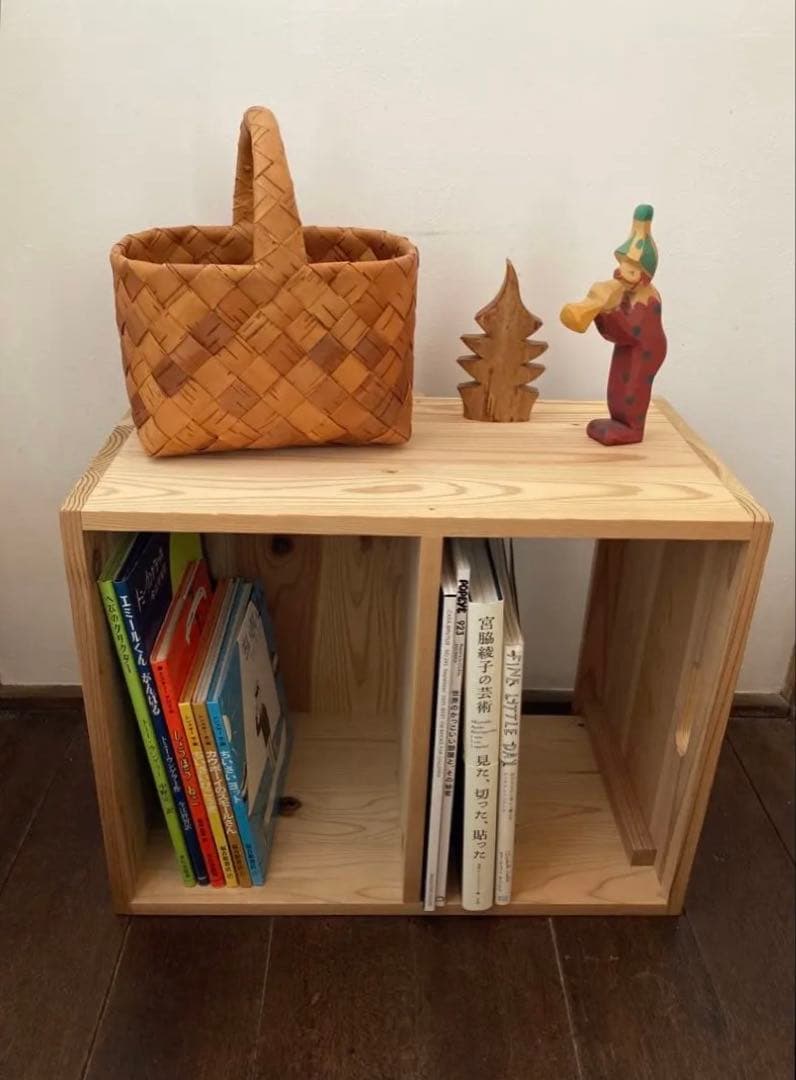 CLASKA DO オリジナル　木製オープンラック　ブックシェルフ　本箱　本立て