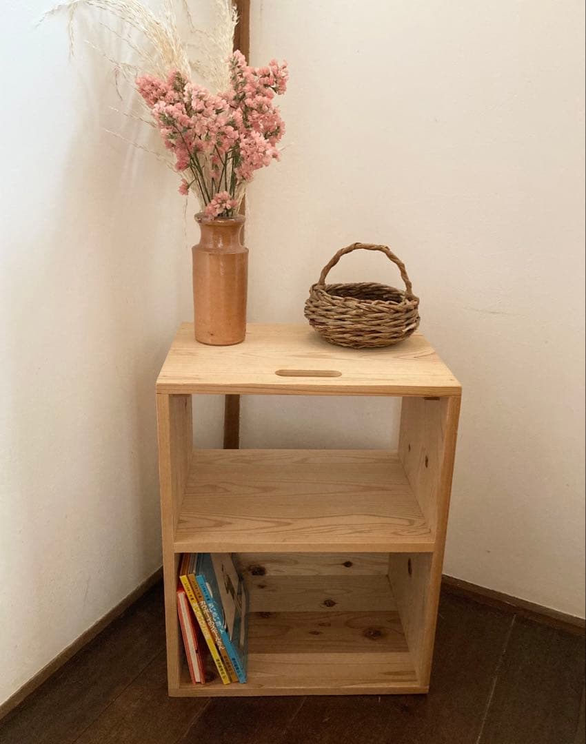 CLASKA DO オリジナル　木製オープンラック　ブックシェルフ　本箱　本立て