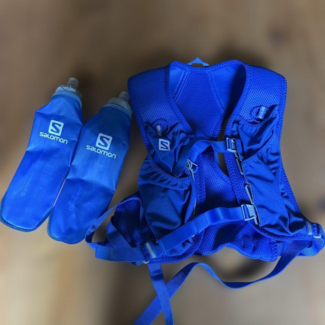 Salomon ランニングベスト Mサイズ ボトル付き