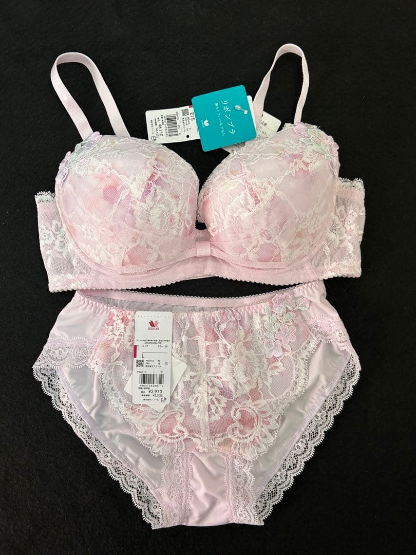ワコール　Wacoal　ブラ&ショーツ　セット　 リボンブラ