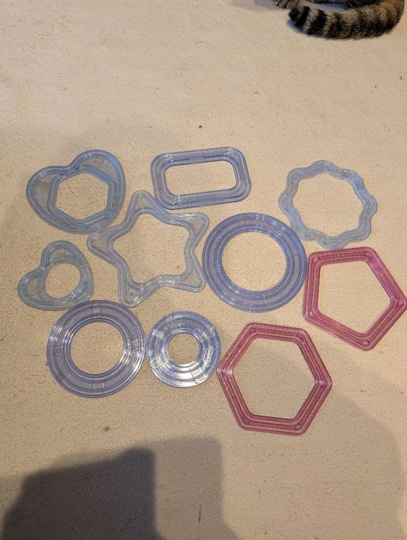 プラスチック型10個