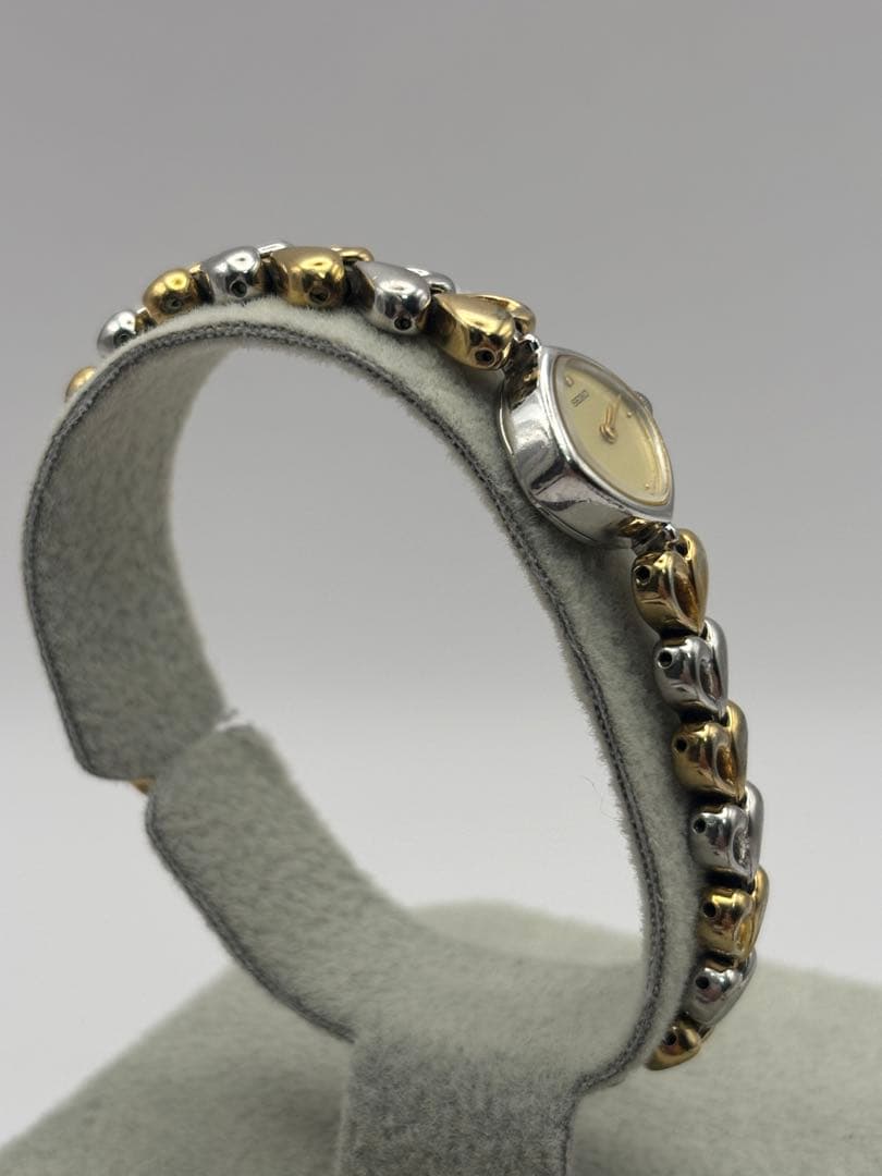 【新品電池】 SEIKO セイコー レディース 腕時計 ドレス ハート ゴールド