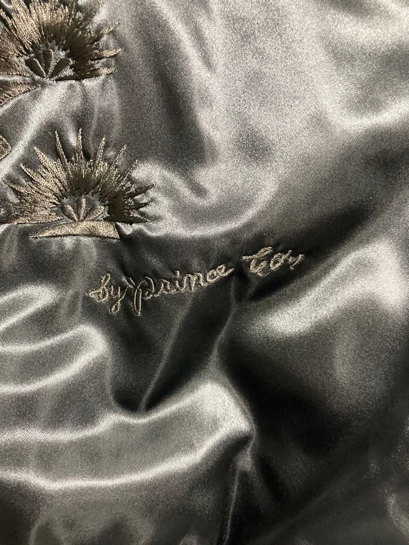 希少 美品 プリンス商会 スカジャン オールブラック