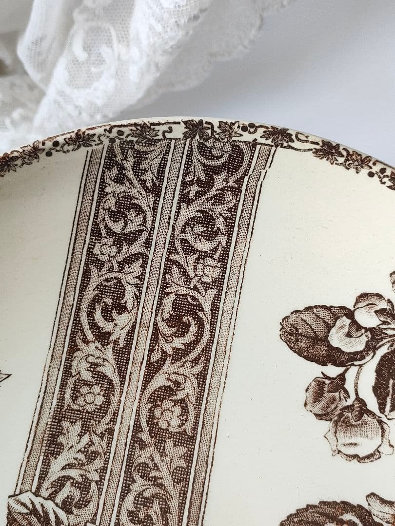 希少　美品　エミールブルジョワ　マロン　コンポティエ　フランスアンティーク