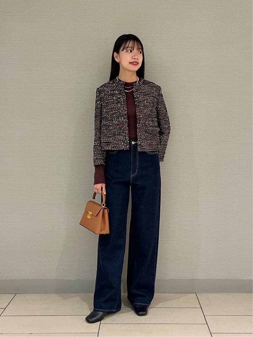 TOMORROWLAND MACPHEE デニム ワイドストレートパンツ