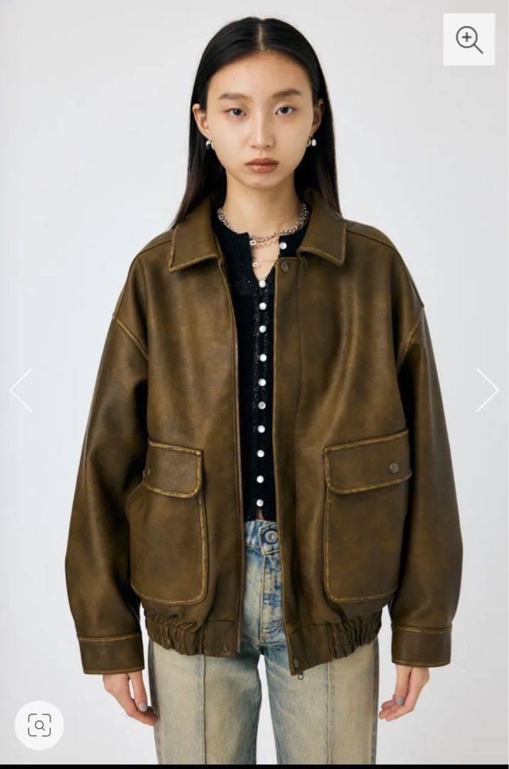 MOUSSY F/LEATHER A-2 フライトジャケット