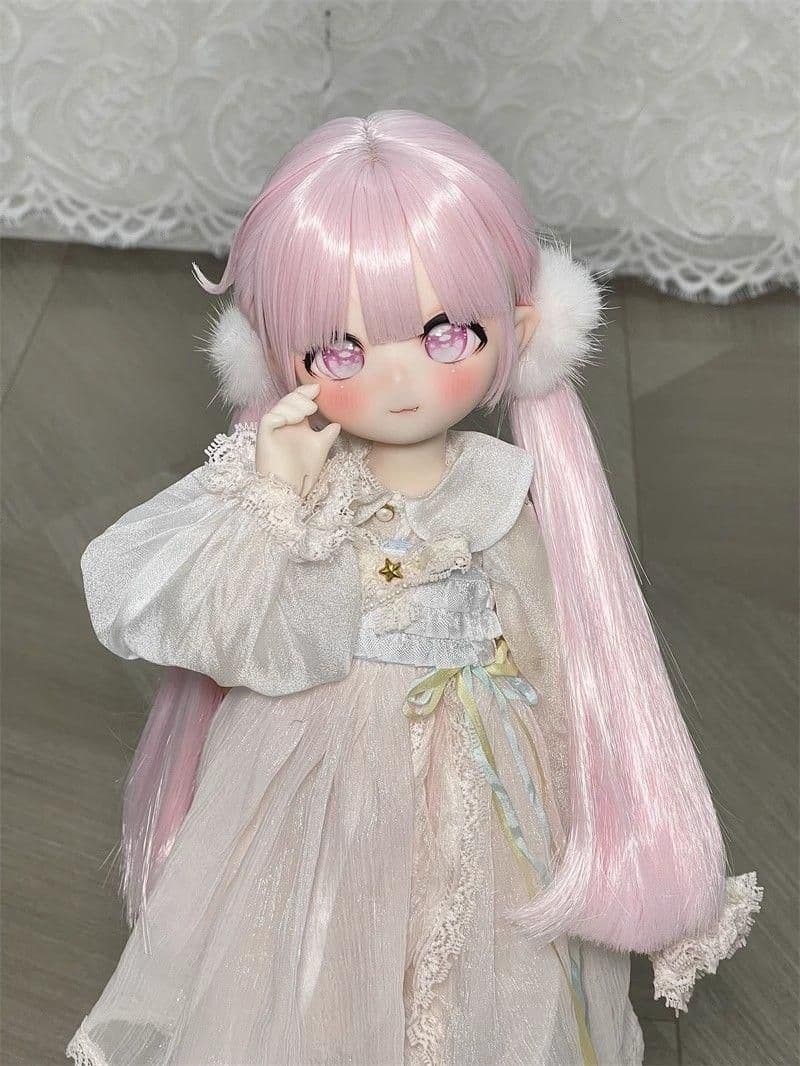 AX786 BJD 1/3 人形 ドール ウィッグ カツラ 耐熱 ハンドメイド