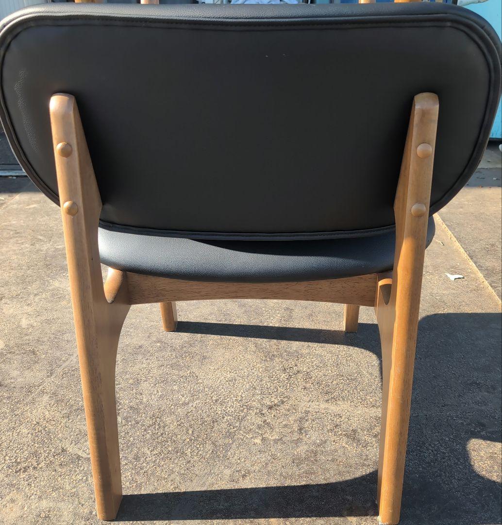 ニトリ　デスクチェア、スツールセット(NSリラックス MBR/BK)中古美品　2