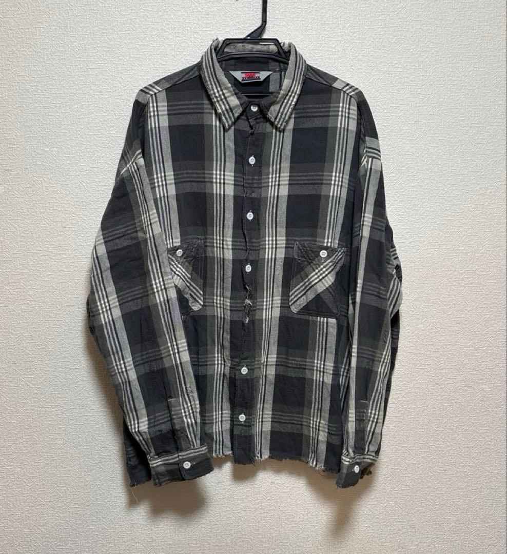 あ*ど様 SAINT MXXXXXX FRANNEL SHIRT CHECK /
