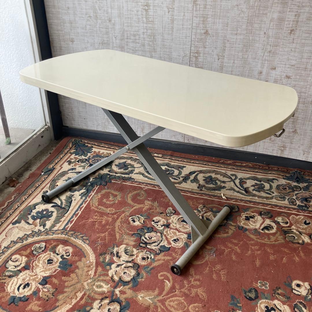 北欧レトロ 東馬 リフティングテーブル ワークテーブル 昇降式 リフトテーブル