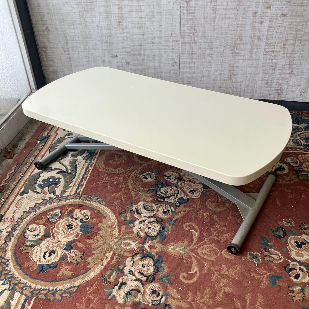 北欧レトロ 東馬 リフティングテーブル ワークテーブル 昇降式 リフトテーブル