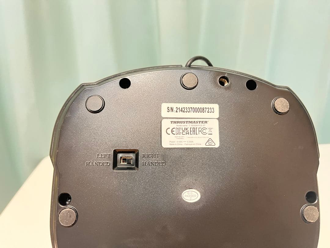 スラストマスター フライトスティック T.16000M FCS 美品
