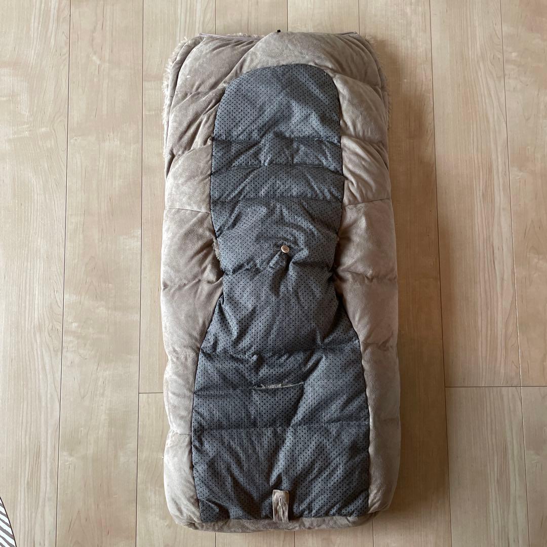 AIRBUGGYエアバギー ダウンフットマフTOP LINE スエードベージュ