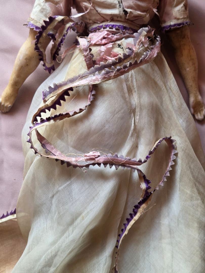 アメリカン　アンティーク　蝋人形 ワックスドール　wax doll