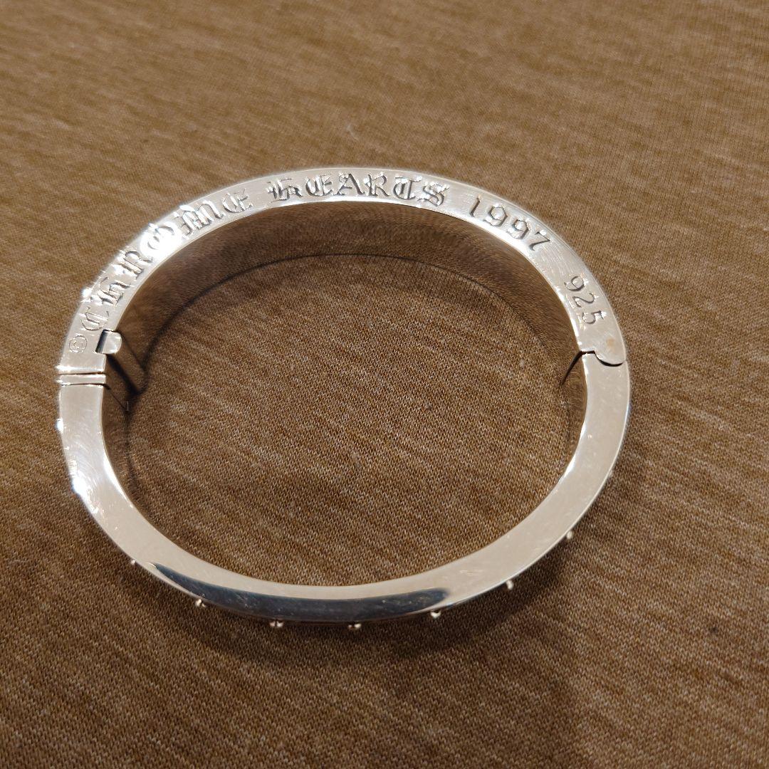 CHROME HEARTS ナロー V バンド CH プラス バングル