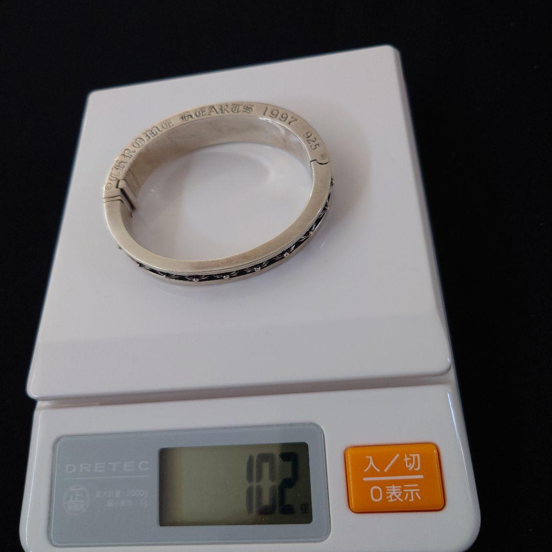 CHROME HEARTS ナロー V バンド CH プラス バングル