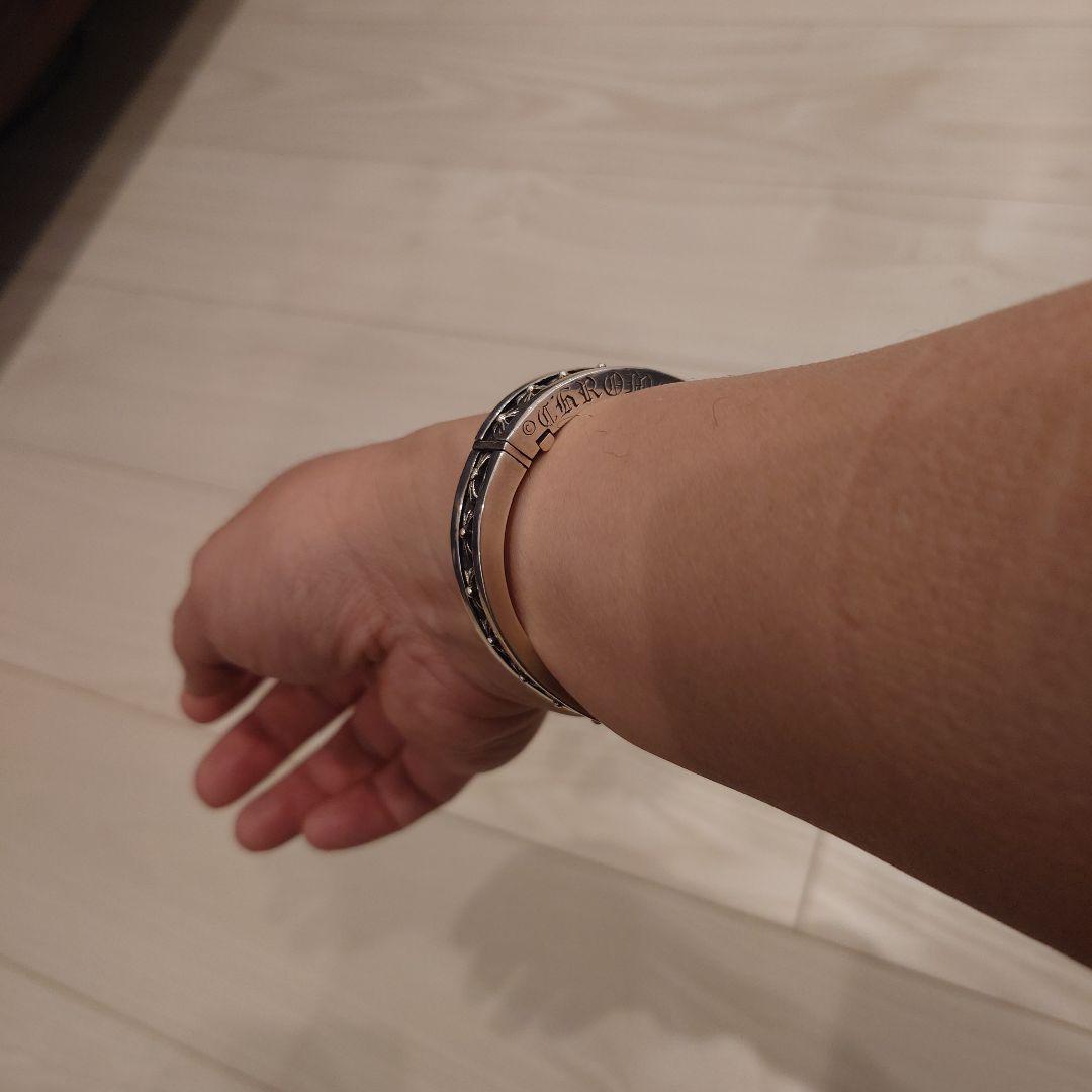 CHROME HEARTS ナロー V バンド CH プラス バングル
