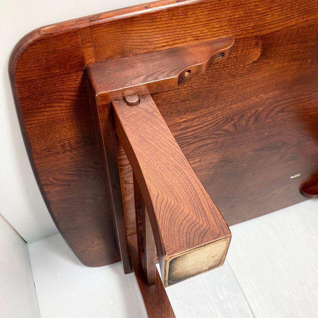 カリモク ダークブラウン ローテーブル 座卓 和風 和室