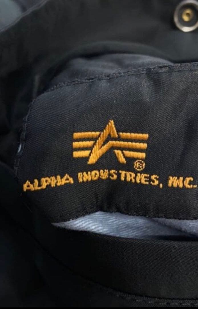 ALPHA INDUSTRIES MA-1 ブラック フライトジャケット