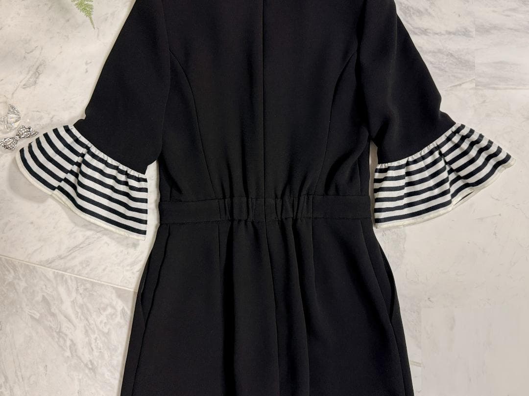 極美品★ボーダーズアットバルコニー ジャンプスーツ 36