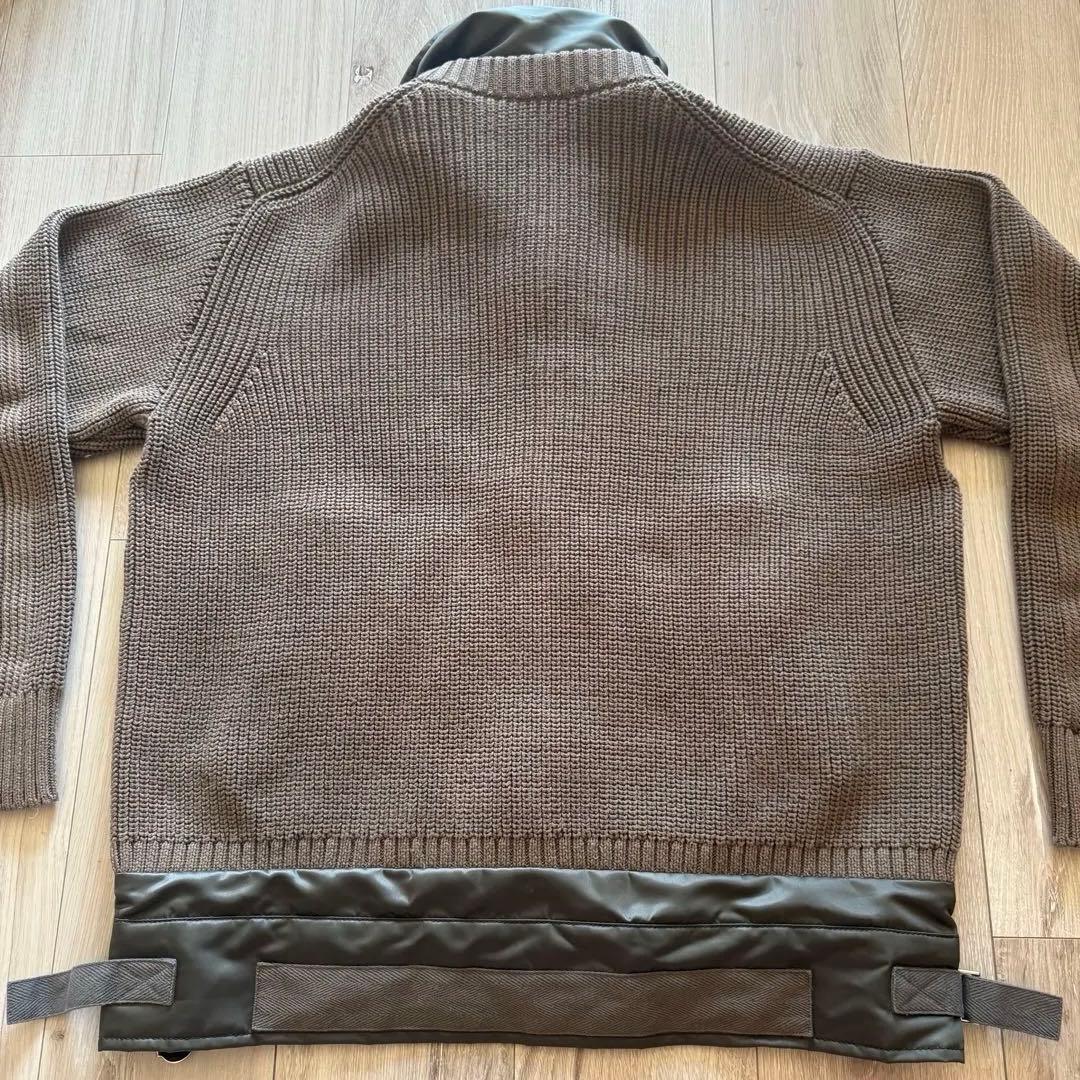 【美品】sacai 23AW 23-02995M ニットブルゾンメンズ 2