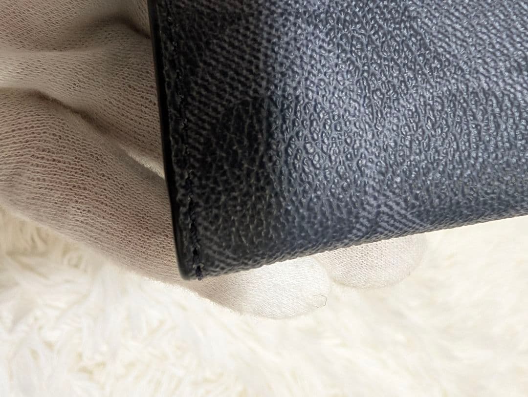 COACH F66551 シグネチャー 二つ折り財布 チャコールブラックネイビー