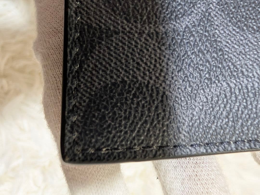 COACH F66551 シグネチャー 二つ折り財布 チャコールブラックネイビー