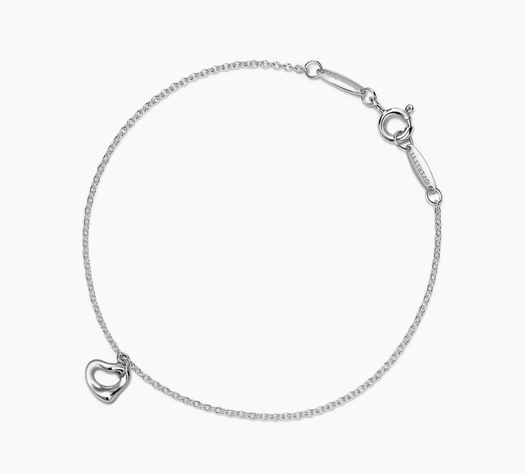 Tiffany & Co. オープンハート ブレスレット（シルバー）