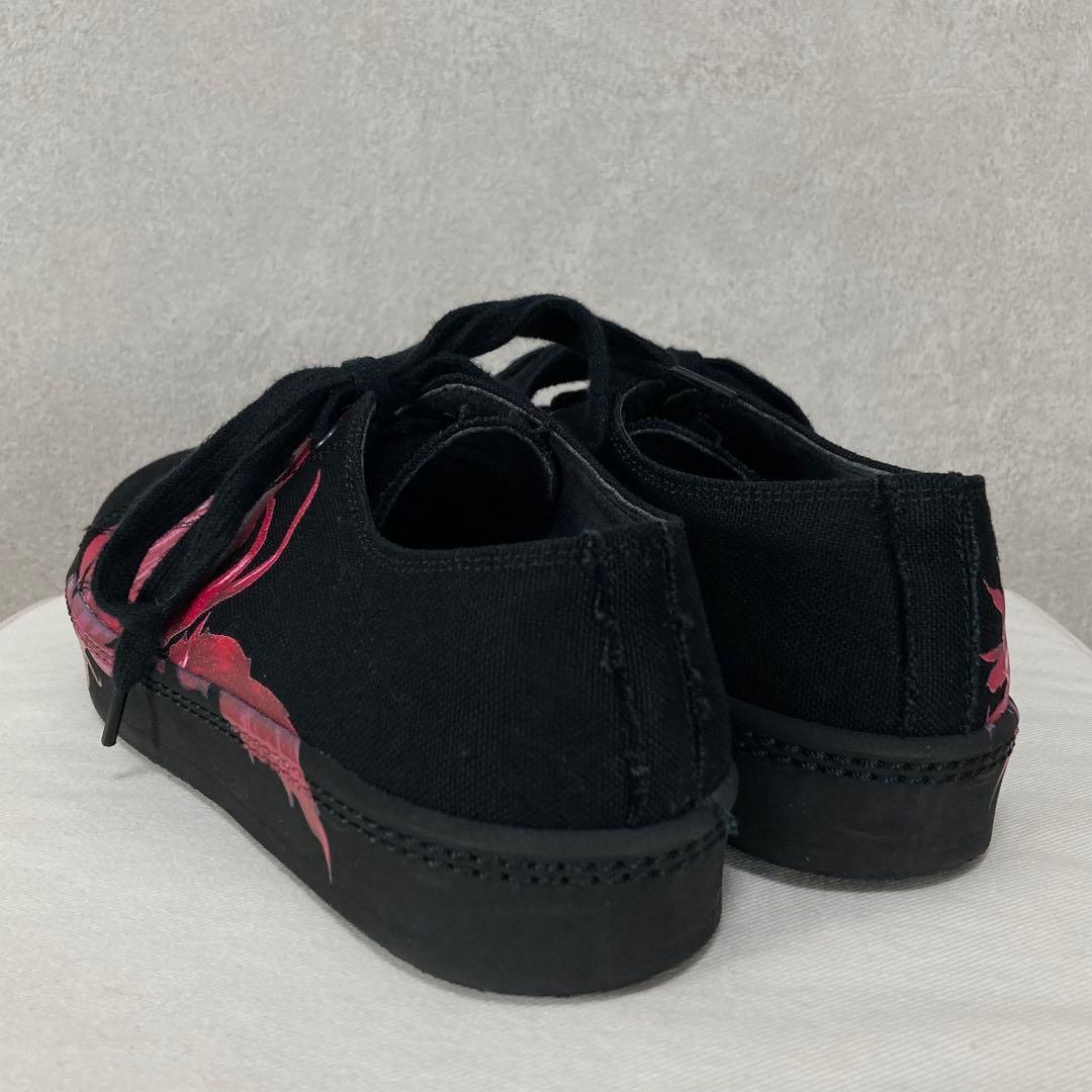 Y's ワイズ DESIGN PRINT CANVAS SNEAKER 黒4