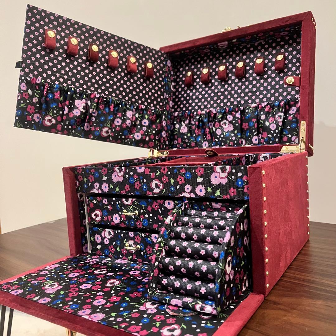 美品　アナスイ　アクセサリーボックス　フランフラン　ジュエリーボックス　M