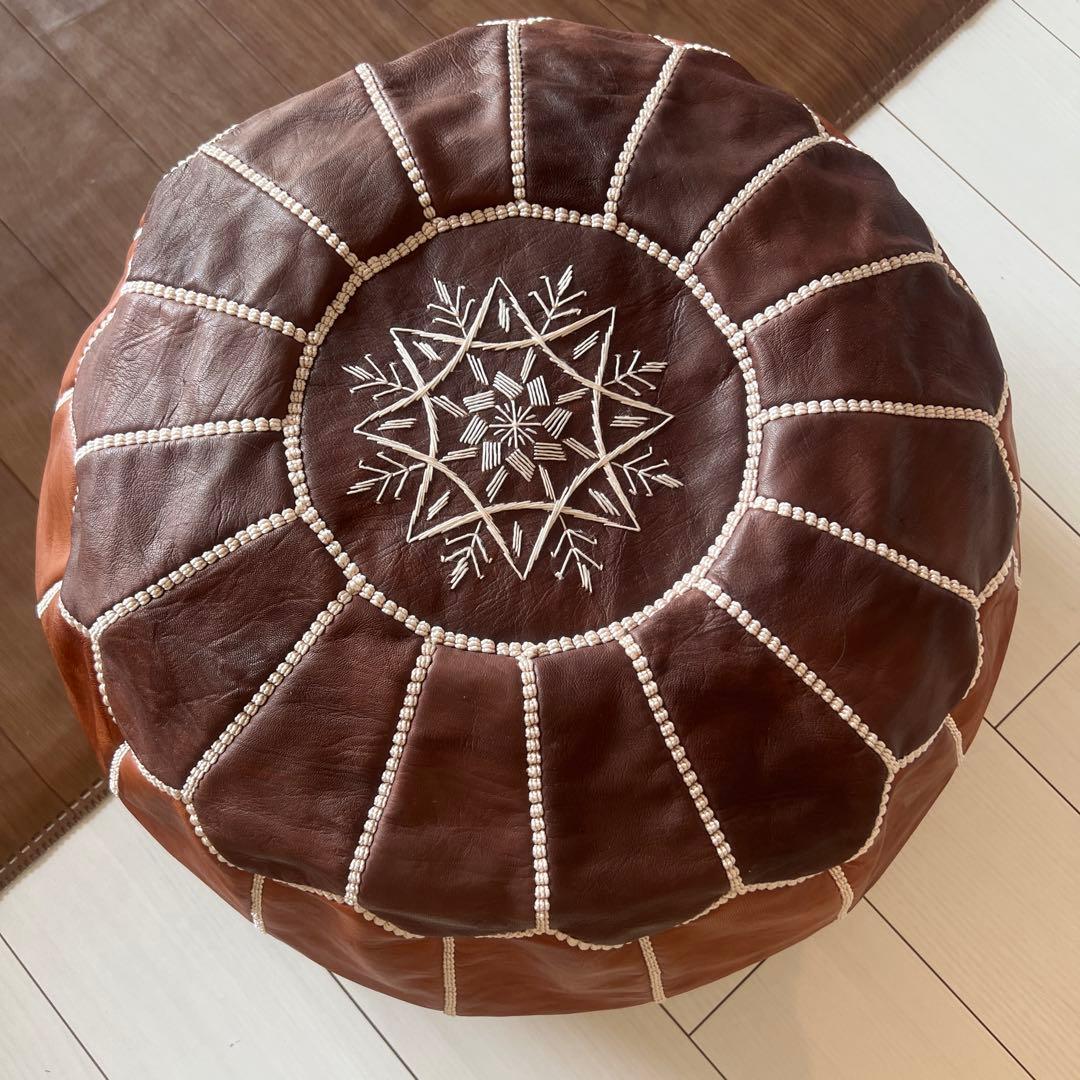 モロッコプフオットマン(訳あり)②