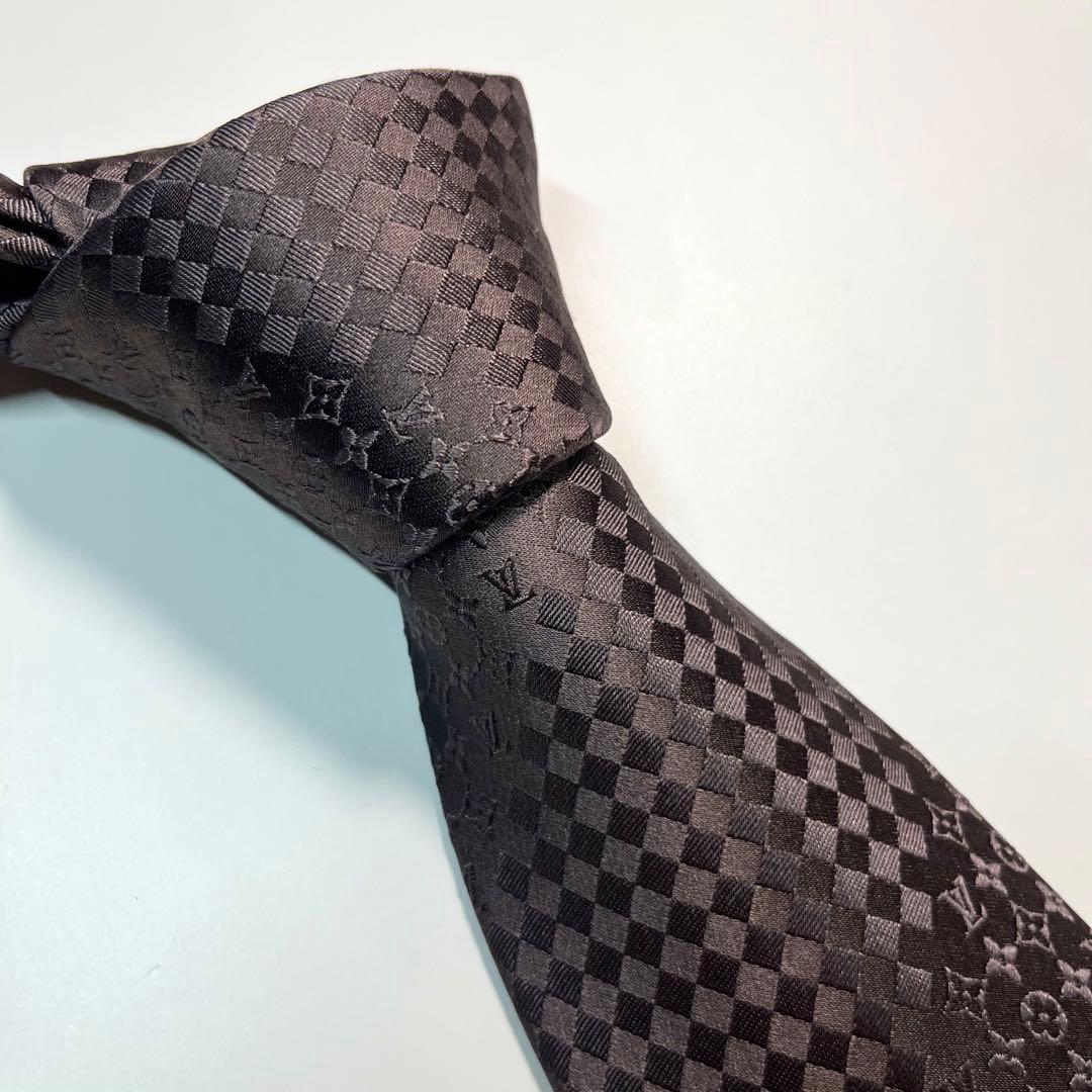 希少✨極美品✨LOUIS VUITTON ネクタイ　ミックスモノグラム　名作