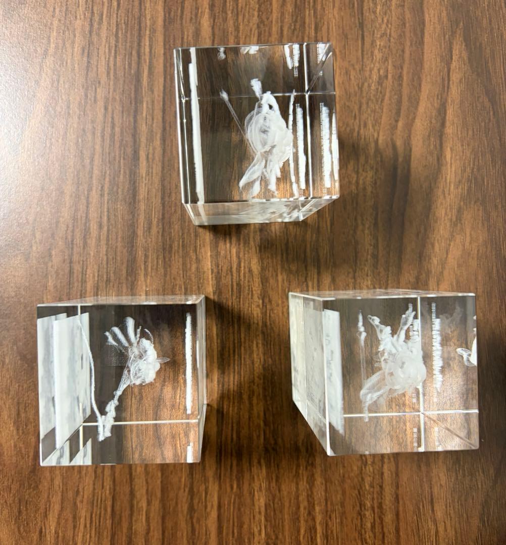 ライザのアトリエ　3Dクリスタル　3点セット