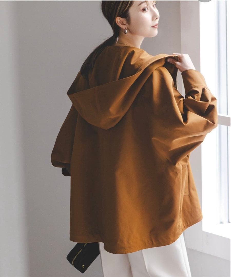 NOBLE ハイツイストダブルクロスフーディブルゾン