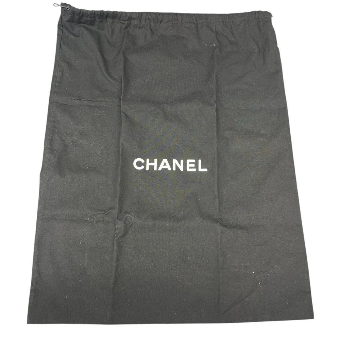 CHANELシャネル カンボンライン ラージトート ホワイト×ブラック